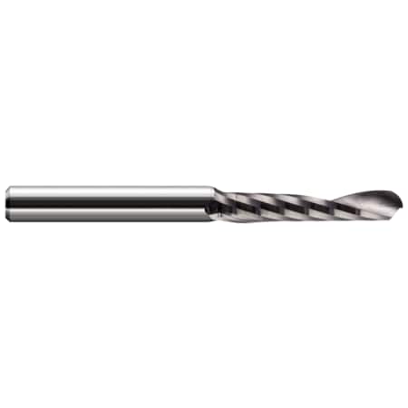 Harvey Tool End Mill for Plastics - Ball Upcut - Single Flute, 0.1250" (1/8) 842308
